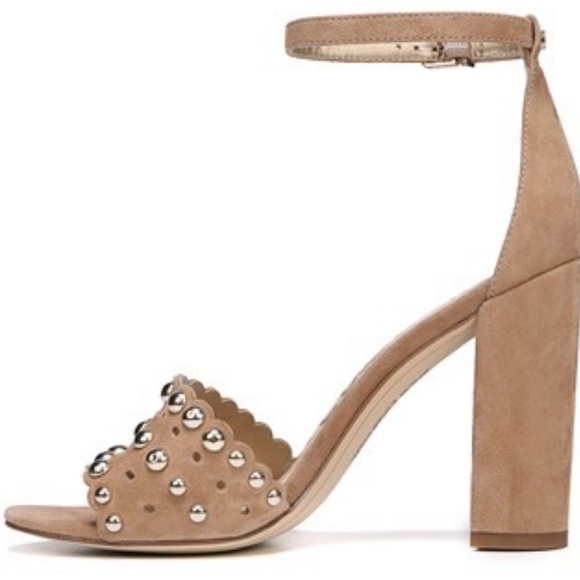 Sam Edelman Yaria Studded Block Heel Sandal 9M NWT - Picture 4 of 8